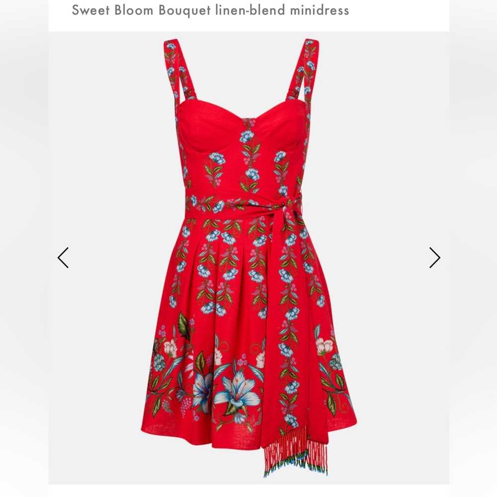 NWT Farm Rio Sweet Bloom Linen Dress